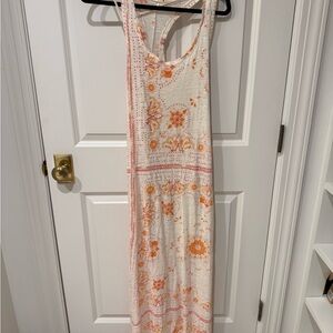 Alternative Cream and Orange Patterned dress